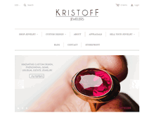 Tablet Screenshot of kristoffjewelers.com